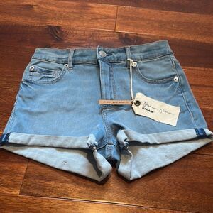 Garage Retro High Waist Blue Jean Shorts Size 01